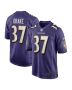 Men’s Baltimore Ravens Kenyan Drake Purple Game Jersey