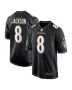 Men’s Baltimore Ravens Lamar Jackson Black Alternate Game Jersey