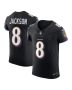 Men’s Baltimore Ravens Lamar Jackson Black Alternate Vapor F.U.S.E. Elite Jersey