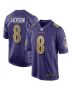 Men’s Baltimore Ravens Lamar Jackson Purple Alternate Game Jersey