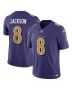 Men’s Baltimore Ravens Lamar Jackson Purple Vapor F.U.S.E. Limited Jersey