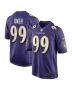 Men’s Baltimore Ravens Odafe Oweh Purple Game Player Jersey