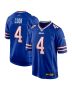 Men’s Buffalo Bills James Cook Royal Game Player Jersey
