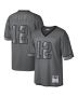 Men’s Buffalo Bills Jim Kelly Mitchell & Ness Charcoal 1990 Retired Player Metal Legacy Jersey