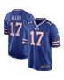 Men’s Buffalo Bills Josh Allen Royal Team Game Player Jersey