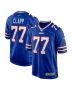 Men’s Buffalo Bills Will Clapp Royal Game Jersey