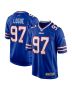 Men’s Buffalo Bills Zion Logue Royal Team Game Jersey