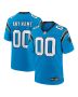 Men’s Carolina Panthers Blue Alternate Custom Game Jersey