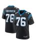 Men’s Carolina Panthers Calvin Throckmorton Black Team Game Jersey