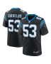 Men’s Carolina Panthers Claudin Cherelus Black Team Game Jersey