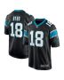 Men’s Carolina Panthers Damiere Byrd Black Game Player Jersey