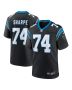 Men’s Carolina Panthers David Sharpe Black Team Game Jersey