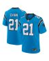 Men’s Carolina Panthers Jeremy Chinn Blue Alternate Game Jersey