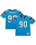 Men’s Carolina Panthers Julius Peppers Mitchell & Ness Blue Legacy Jersey