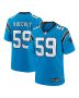 Men’s Carolina Panthers Luke Kuechly Blue Retired Player Game Jersey