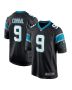 Men’s Carolina Panthers Matt Corral Black Player Game Jersey