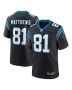 Men’s Carolina Panthers Matthews Black Game Jersey