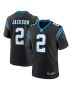 Men’s Carolina Panthers Mike Jackson Black Game Jersey