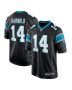 Men’s Carolina Panthers Sam Darnold Black Game Player Jersey