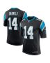 Men’s Carolina Panthers Sam Darnold Black Vapor Limited Jersey