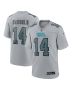 Men’s Carolina Panthers Sam Darnold Gray Atmosphere Fashion Game Jersey