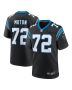 Men’s Carolina Panthers Taylor Moton Black Team Game Jersey