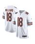 Men’s Chicago Bears Caleb Williams White 2024 NFL Draft First Round Pick Player Game Jersey