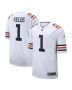 Men’s Chicago Bears Justin Fields White Alternate Classic Game Jersey