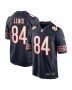 Men’s Chicago Bears Marcedes Lewis Navy Game Jersey