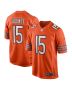 Men’s Chicago Bears Rome Odunze Orange Alternate Game Jersey