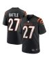 Men’s Cincinnati Bengals Battle Black Team Game Jersey