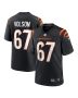 Men’s Cincinnati Bengals Cordell Volson Black Game Player Jersey