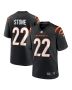 Men’s Cincinnati Bengals Geno Stone Black Game Jersey