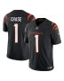 Men’s Cincinnati Bengals Ja’Marr Chase Black Vapor F.U.S.E. Limited Jersey