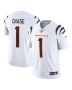 Men’s Cincinnati Bengals Ja’Marr Chase White Vapor Untouchable Limited Jersey