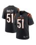 Men’s Cincinnati Bengals Markus Bailey Black Game Jersey