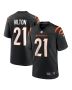 Men’s Cincinnati Bengals Mike Hilton Black Game Player Jersey