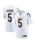 Men’s Cincinnati Bengals Tee Higgins White Game Jersey