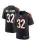 Men’s Cincinnati Bengals Trayveon Williams Black Game Jersey