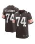 Men’s Cleveland Browns Alex Leatherwood Brown Team Game Jersey