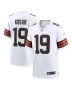 Men’s Cleveland Browns Bernie Kosar White Retired Player Game Jersey