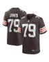 Men’s Cleveland Browns Dawand Jones Brown Team Game Jersey