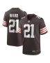 Men’s Cleveland Browns Denzel Ward Brown Game Jersey