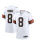 Men’s Cleveland Browns Elijah Moore White Team Game Jersey