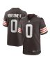 Men’s Cleveland Browns Greg Newsome II Brown Team Game Jersey