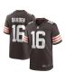 Men’s Cleveland Browns Jaelon Darden Brown Team Game Jersey