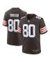 Men’s Cleveland Browns Jamari Thrash Brown Team Game Jersey