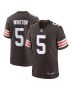 Men’s Cleveland Browns Jameis Winston Brown Team Game Jersey