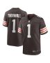 Men’s Cleveland Browns Juan Thornhill Brown Game Player Jersey