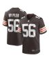 Men’s Cleveland Browns Luke Wypler Brown Team Game Jersey